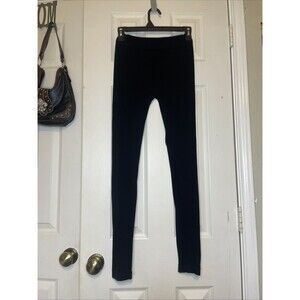 Black Ribbed High Waist Leggings – Likely Simply Styled – Size Large (Tag Faded)